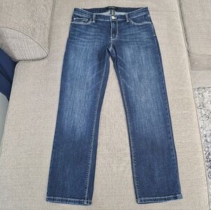 White House Black Market Crop Leg Casual Denim Jeans Size 8